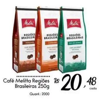 Giassi Supermercados Café Melitta Regiões Brasileiras oferta