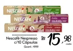 Giassi Supermercados Nescafe Nespresso oferta