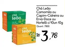 Giassi Supermercados Chá Leão oferta