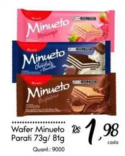 Giassi Supermercados Wafer Minueto Parati oferta