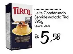 Giassi Supermercados Leite condensado semidesnatado tirol oferta