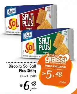 Giassi Supermercados Biscoito sol salt plus oferta