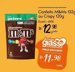 Giassi Supermercados Confeito M&Ms oferta