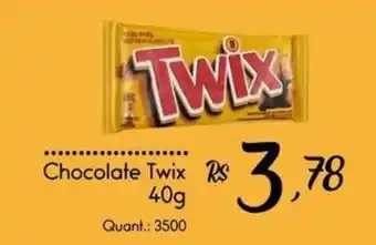Giassi Supermercados Chocolate twix oferta