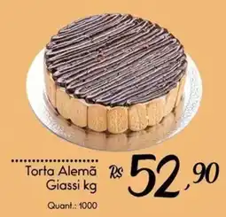 Giassi Supermercados Torta Alemã Giassi kg oferta