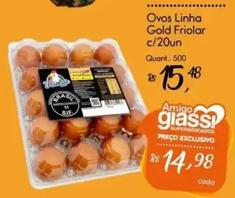 Giassi Supermercados Ovos Linha Gold Friolar oferta