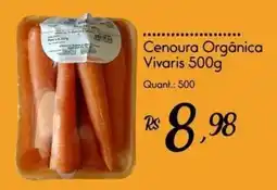Giassi Supermercados Cenoura Orgânica Vivaris oferta