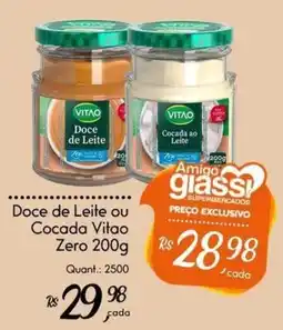 Giassi Supermercados Doce de Leite ou Cocada Vitao oferta