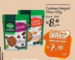 Giassi Supermercados Cookies integral vitao oferta