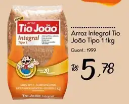 Giassi Supermercados Arroz Integral Tio João Tipo 1 oferta