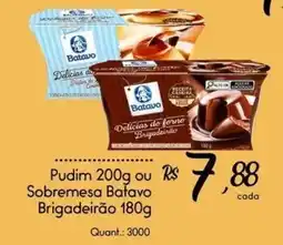 Giassi Supermercados Pudim ou Sobremesa Batavo Brigadeirão oferta