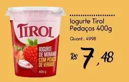 Giassi Supermercados logurte tirol pedaços oferta