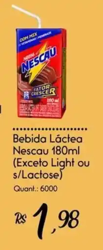 Giassi Supermercados Bebida Láctea Nescau oferta