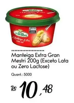 Giassi Supermercados Manteiga extra gran mestri oferta