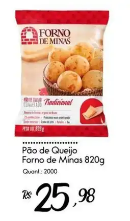Giassi Supermercados Pão de Queijo Forno de Minas oferta