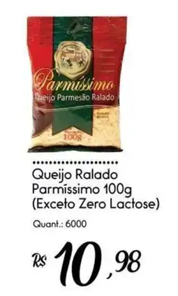 Giassi Supermercados Queijo ralado parmissimo oferta
