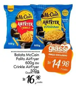 Giassi Supermercados Batata mccain palito airfryer ou crinkle airfryer oferta