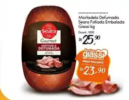 Giassi Supermercados Mortadela defumada oferta
