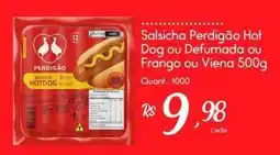 Giassi Supermercados Salsicha Perdigão Hot Dog ou Defumada ou Frango ou Viena oferta
