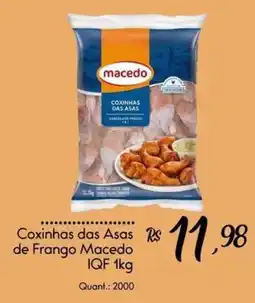 Giassi Supermercados Coxinhas das Asas de Frango Macedo oferta