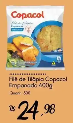 Giassi Supermercados Filé de Tilápia Copacol Empanado oferta