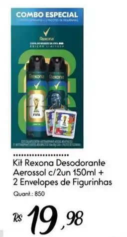 Giassi Supermercados Kit Rexona Desodorante Aerossol oferta