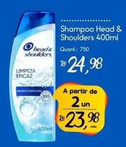 Giassi Supermercados Shampoo head & shoulders oferta