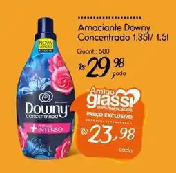 Giassi Supermercados Amaciantes downy concentrado oferta