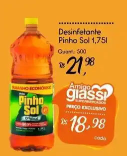 Giassi Supermercados Desinfetante Pinho Sol original oferta