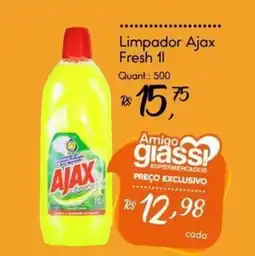 Giassi Supermercados Limpador ajax fresh 1l oferta