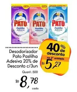 Giassi Supermercados Desodorizador Pato Pastilha Adesiva oferta
