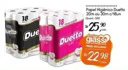 Giassi Supermercados Papel Higiênico Duetto oferta
