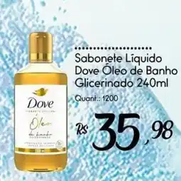 Giassi Supermercados Sabonete liquido dove oleo de banho glicerinado oferta