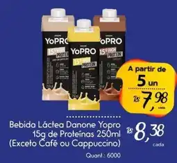 Giassi Supermercados Bebida Láctea Danone Yopro oferta