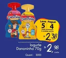 Giassi Supermercados logurte danoninho 70g oferta