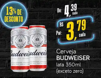 Cometa Supermercados Cerveja budweiser oferta