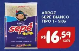 Bahamas Supermercados Arroz sepé branco oferta