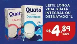 Bahamas Supermercados Leite longa vida quatá integral ou desnatado oferta