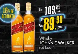 Cometa Supermercados whisky johnnie walker red label 1l oferta