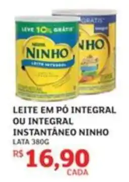 Assaí Atacadista Leite em pó integral ou integral instantâneo ninho oferta