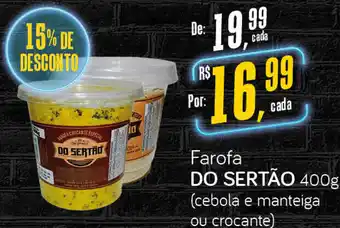 Cometa Supermercados Farofa do sertão oferta
