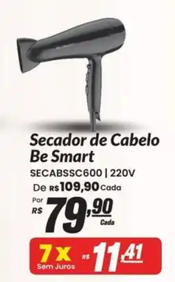 Stok Center Secador de Cabelo Be Smart oferta