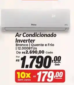 Stok Center Ar condicionado inverter branco | quente e frio | 12.000btus oferta