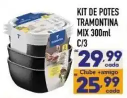 Supermercados Avenida Kit de potes tramontina mix oferta
