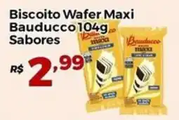 Villarreal Supermercados Biscoito Wafer Maxi Bauducco 104g Sabores oferta