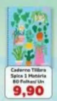 Supermercados Tauste Caderno Tilibra Spica 1 Matéria oferta
