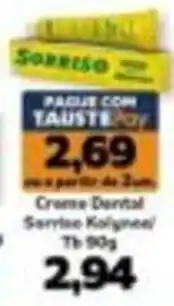 Supermercados Tauste Creme Dental Service Kolynos oferta