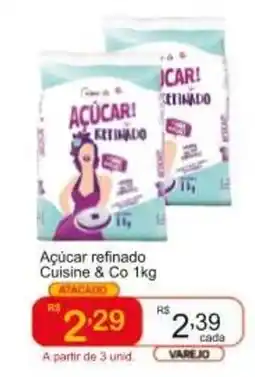 Giga Atacado Açúcar refinado cuisine & co oferta