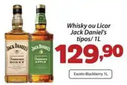 Confiança Supermercados Whisky ou Licor Jack Daniel's tipos oferta