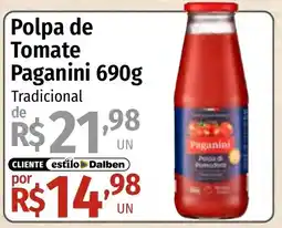 Supermercado Dalben Polpa de Tomate Paganini Tradicional oferta